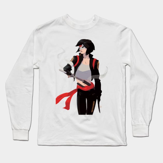 Katana by MRO16 Long Sleeve T-Shirt by MRO16